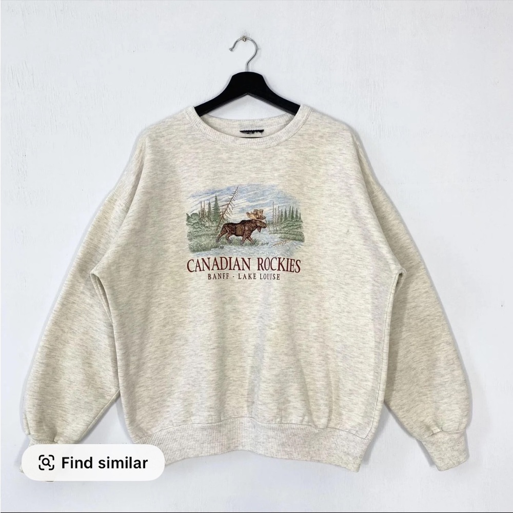NEW Canadian Rockies Gray Sweatshirt